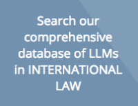 LLM in International Law Course Search