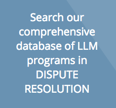 LLM programs in Dispute Resolution
