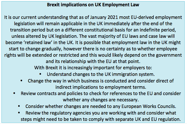 Brexit implications on Employment Law